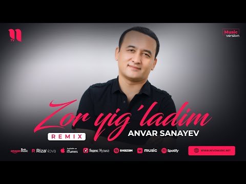 Anvar Sanayev - Zor Yig'ladim Remix фото