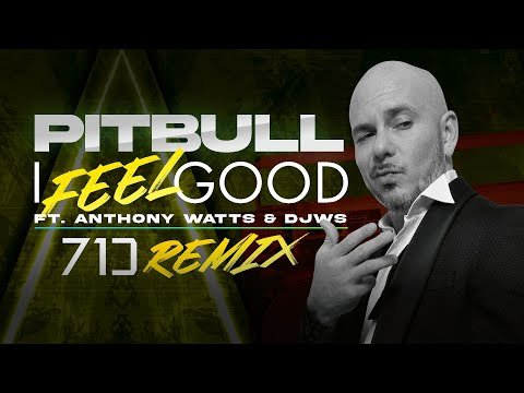 Pitbull Ft Anthony Watts, Djws - I Feel Good 71J Remix Visualizer фото